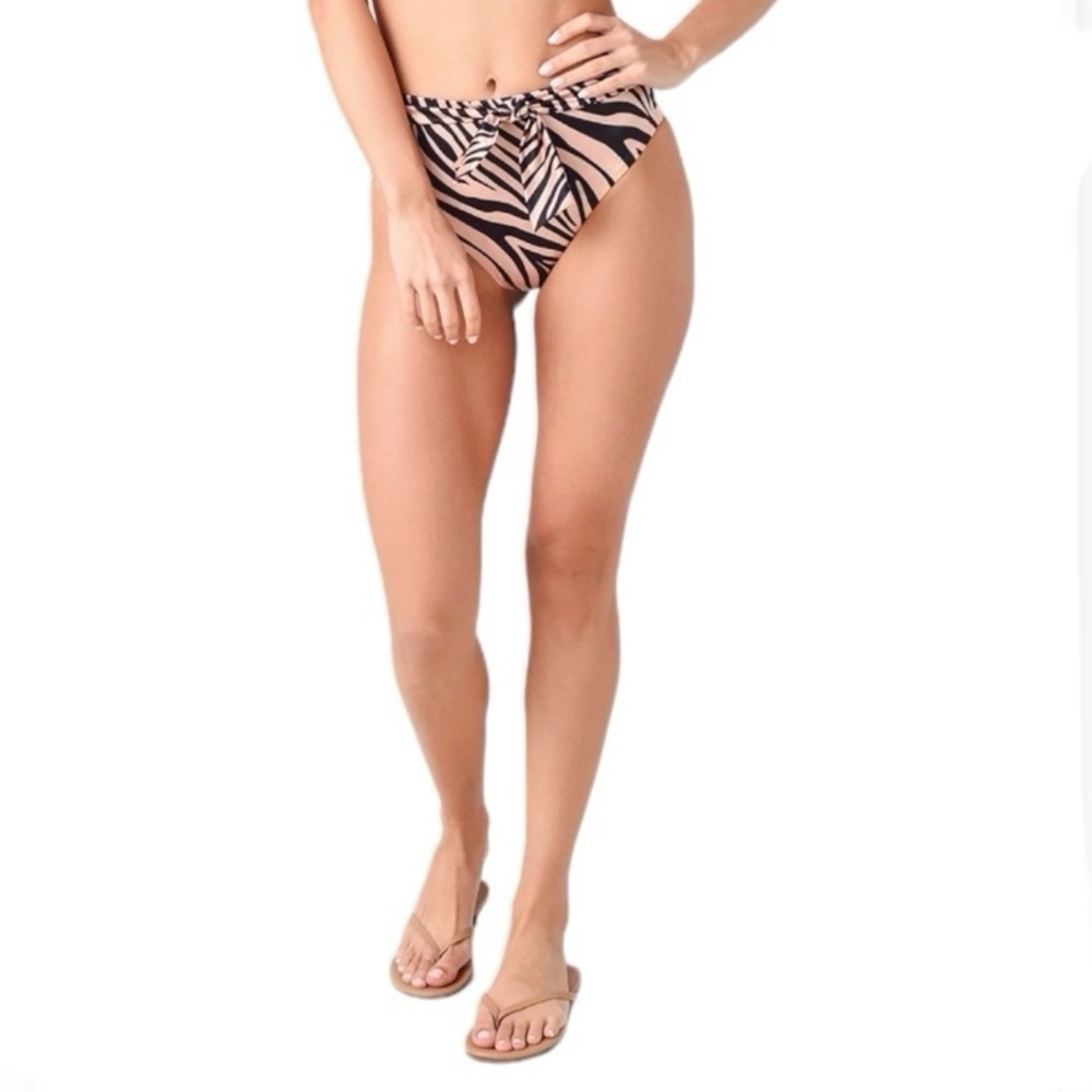 Bond-Eye Grandeur Almond Zebra Brief Size Medium MSRP $95